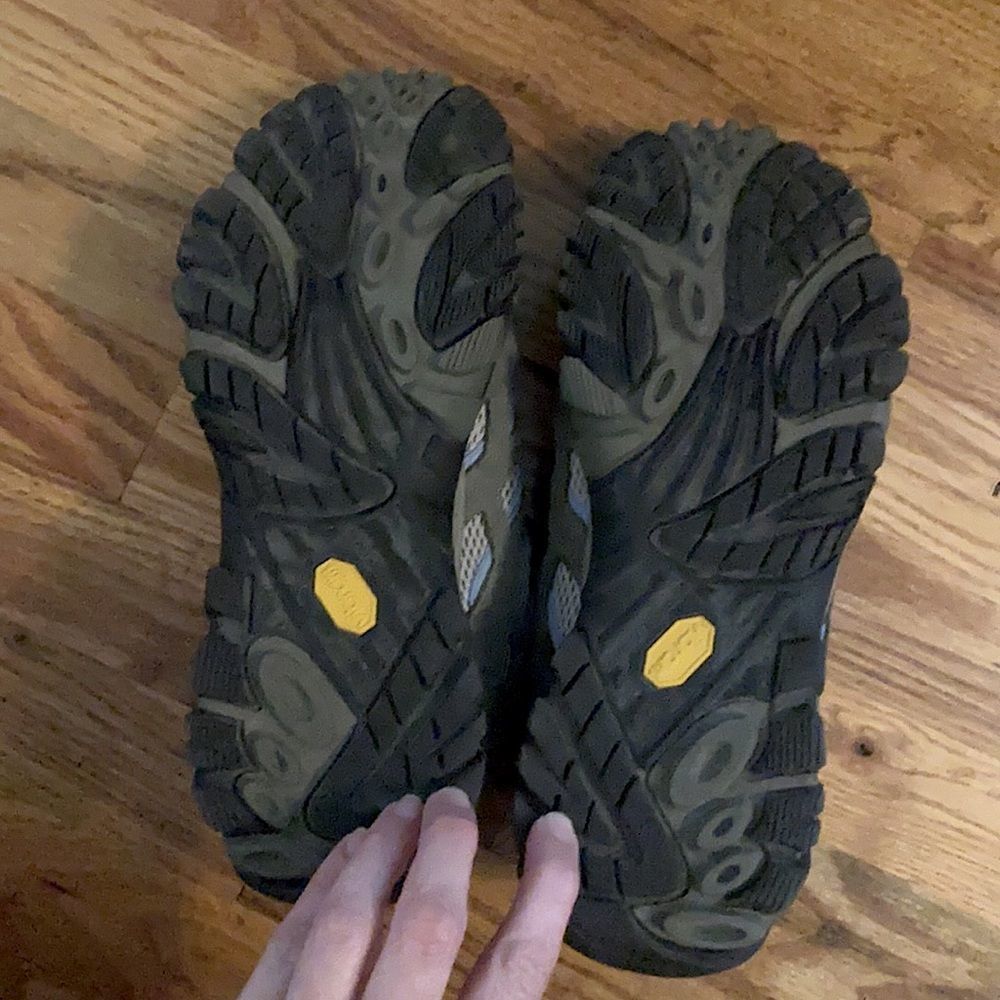 Merrell Moab Waterproof Hiking Shoe Boot, Dusty Olive, size 9.5 women’s -EUC - Picture 6 of 9